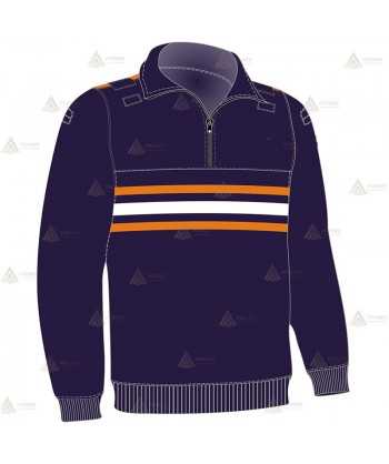 Jersey softshell con cintas reflectantes para Protección Civil