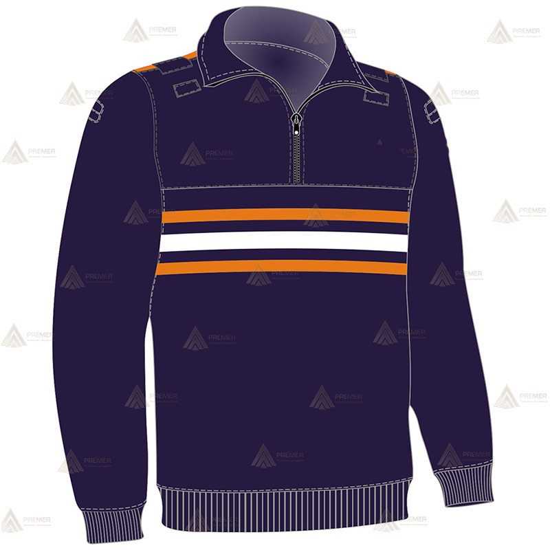 Jersey softshell con cintas reflectantes para Protección Civil