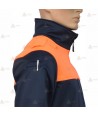 Chaqueta softshell bicolor con membrana PU para Protección Civil
