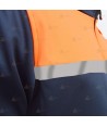 Chaqueta softshell bicolor con cinta reflectante y membrana PU para Protección Civil
