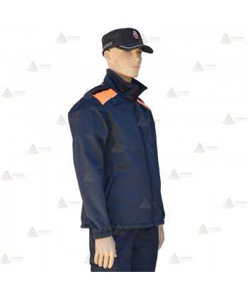 Chaqueta softshell bicolor con membrana PU para Protección Civil