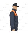 Cazadora softshell bicolor con membrana PU para Protección Civil