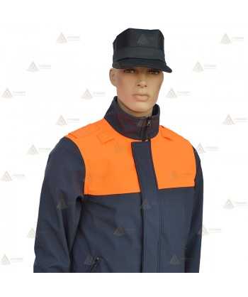 Cazadora softshell bicolor con membrana PU para Protección Civil