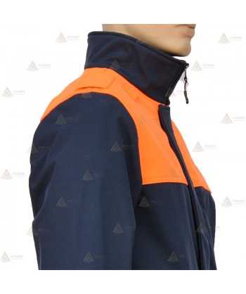 Cazadora softshell bicolor con membrana PU para Protección Civil