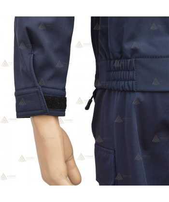 Cazadora softshell bicolor con cinta reflectante segmentada para Protección Civil