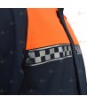 Cazadora softshell bicolor con damero reflectante para Protección Civil