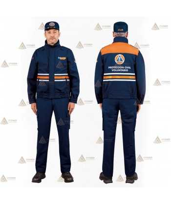 Cazadora softshell bicolor para Protección Civil de Castilla la Mancha