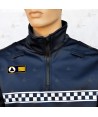 Jersey softshell con cinta damero reflectante para Protección Civil