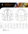 Chaqueta softshell bicolor con cinta reflectante y membrana PU para Protección Civil