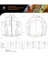 Chaqueta softshell bicolor con membrana PU para Protección Civil
