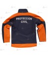 Chaqueta softshell bicolor con membrana PU para Protección Civil