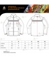 Chaqueta softshell bicolor con membrana PU para Protección Civil