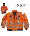 Cazadora piloto acolchada y desmontable para Protección Civil