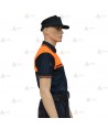 Polo bicapa bicolor para Protección Civil