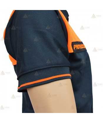 Polo bicapa bicolor para Protección Civil