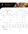 Polo económico bicolor de algodón para Protección Civil