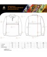 Polo económico monocolor de algodón de manga larga para Protección Civil