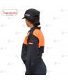 Polo térmico bicolor transpirable de manga larga para Protección Civil