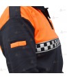 Polo térmico de manga larga con damero reflectante para Protección Civil