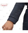 Polo térmico de manga larga con damero reflectante para Protección Civil