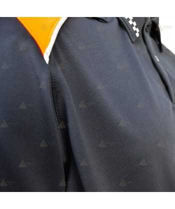 Polo bicolor de manga corta para Protección Civil