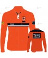 Polo bicolor de manga larga para Protección Civil de Baleares