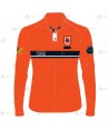 Polo bicolor de manga larga para Protección Civil de Baleares