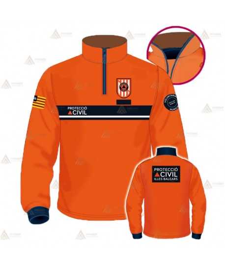 Polo térmico cuello cisne para Protección Civil de Baleares