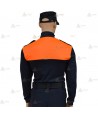 Polo térmico bicolor de cuello cisne para Protección Civil