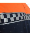 Polo térmico de cuello cisne con cinta damero para Protección Civil