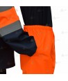 Traja de Lluvia bicolor en alta visibilidad para Protección Civil