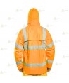 Chubasquero monocolor alta visibilidad para Protección Civil
