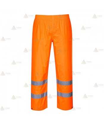Pantalón impermeable monocolor alta visibilidad para Protección Civil