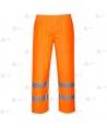 Pantalón impermeable monocolor alta visibilidad para Protección Civil