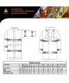 Gabardina monocolor alta visibilidad para Protección Civil
