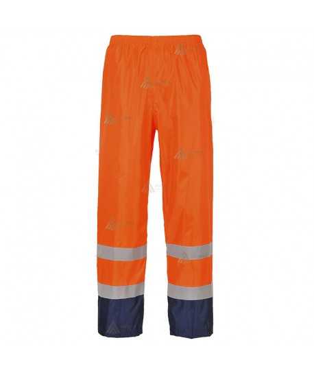 Pantalón impermeable bicolor alta visibilidad para Protección Civil