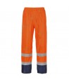 Pantalón impermeable bicolor alta visibilidad para Protección Civil