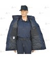 Parka bicolor e impermeable con cinta reflectante para Protección Civil