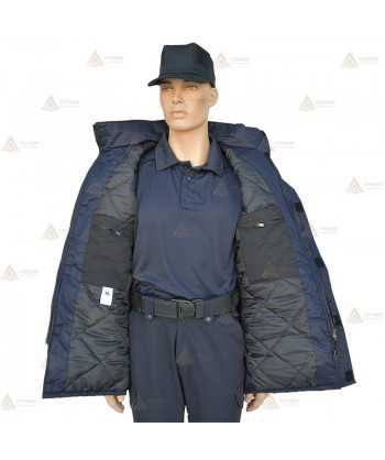 Parka bicolor e impermeable con cinta segmentada para Protección Civil
