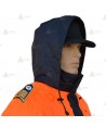 Parka bicolor e impermeable con cinta segmentada para Protección Civil