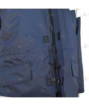 Parka acolchada bicolor con damero para Protección Civil
