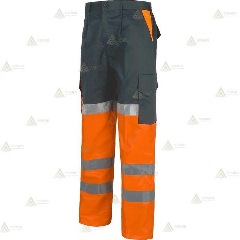 Pantalón bicolor con refuerzos para Protección Civil
