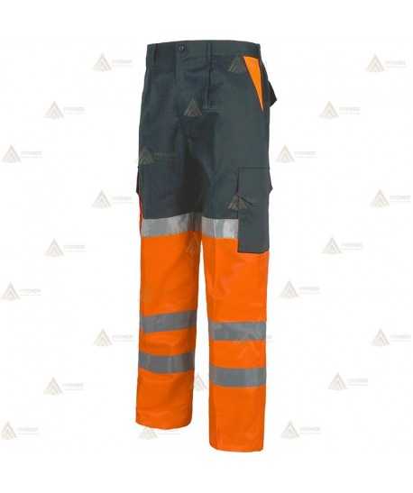 Pantalón bicolor con refuerzos para Protección Civil