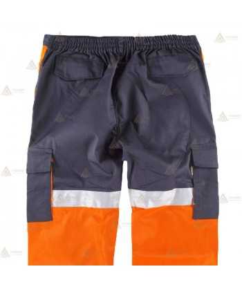 Pantalón bicolor con refuerzos para Protección Civil