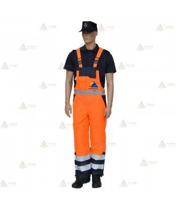 Peto bicolor impermeable para Protección Civil
