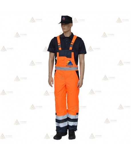 Peto bicolor impermeable para Protección Civil