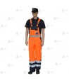 Peto bicolor impermeable para Protección Civil