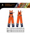 Peto bicolor impermeable para Protección Civil