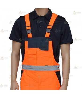 Peto bicolor impermeable para Protección Civil