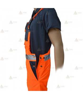 Peto bicolor impermeable para Protección Civil